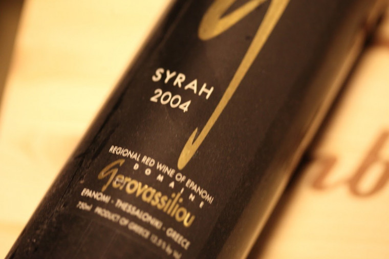 "Παλιές χρονιές" Gerovassiliou - SYRAH - 2004