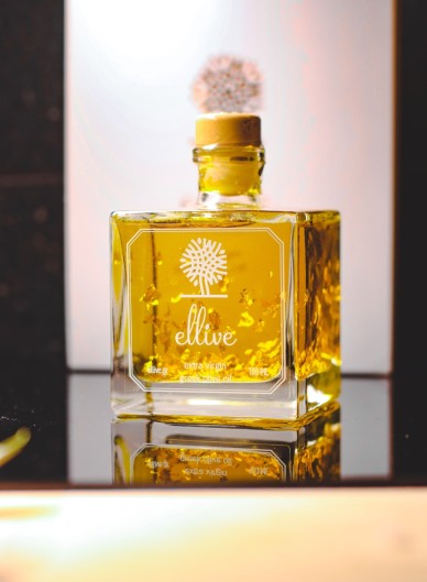 Ellive Golden Premium   Εξαιρετικό Παρθένο Ελαιόλαδο με Βρώσιμο Χρυσό 23Κ