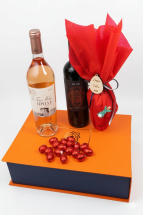 Πασχαλινή Σύνθεση "Premium Wine & Chocolate Delight"