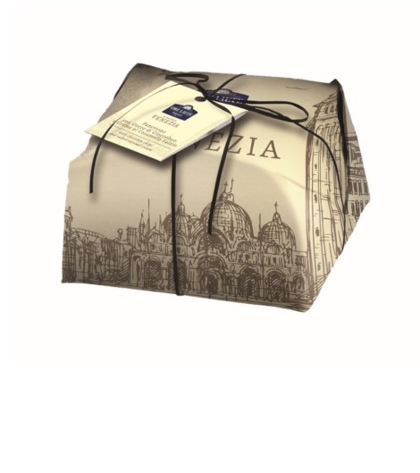 VENEZIA-Panettone with Salted Caramel cream and choco drops 750g