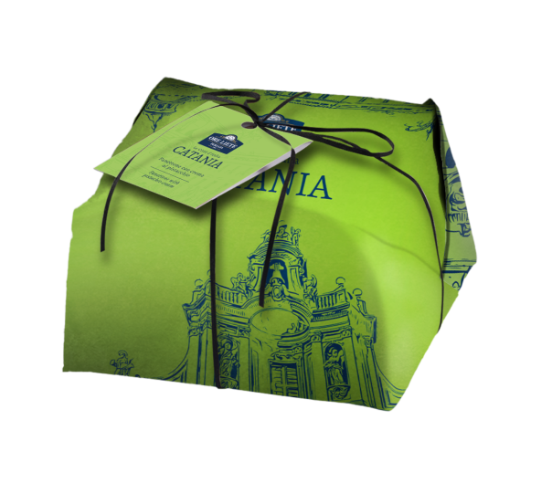 CATANIA-Panettone with Pistachio cream and chocolate chips 750g CATANIA-Panettone with Pistachio cream and chocolate chips 750g
